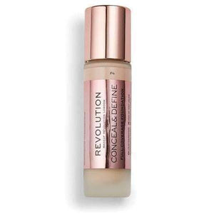 orabelca:Makeup Revolution Conceal & Define Full Coverage Foundation,F4