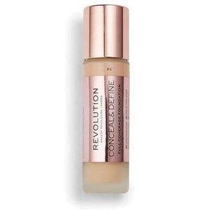 orabelca:Makeup Revolution Conceal & Define Full Coverage Foundation,F5