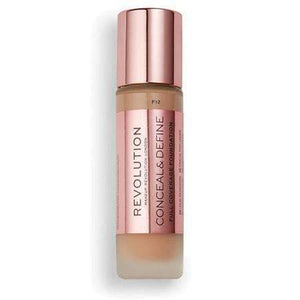 orabelca:Makeup Revolution Conceal & Define Full Coverage Foundation,F12
